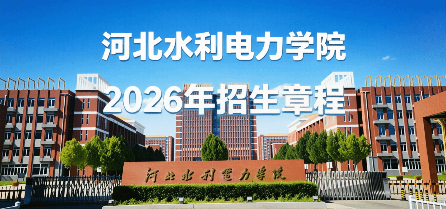 河北水利电力学院2026年招生章程
